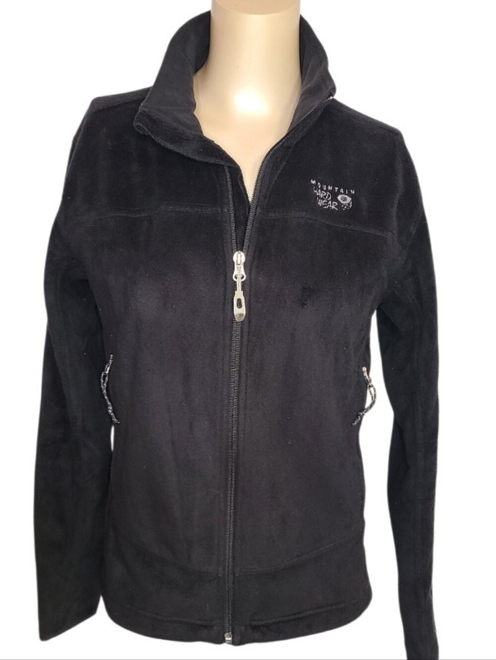 Mountain Hardwear Black Full Zip Fleece Jacket S